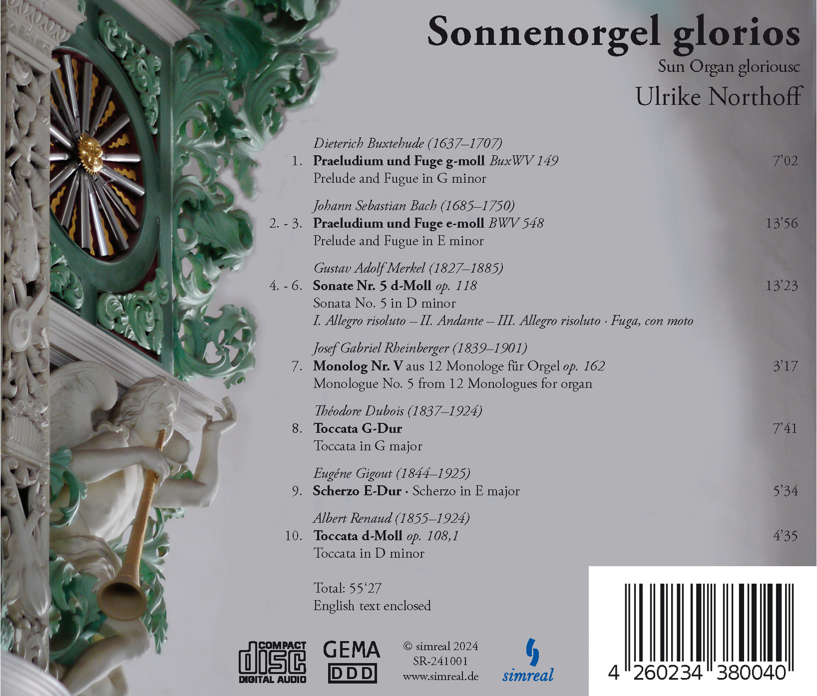 Sonnenorgel glorios (CD-Audio) – Bild 2
